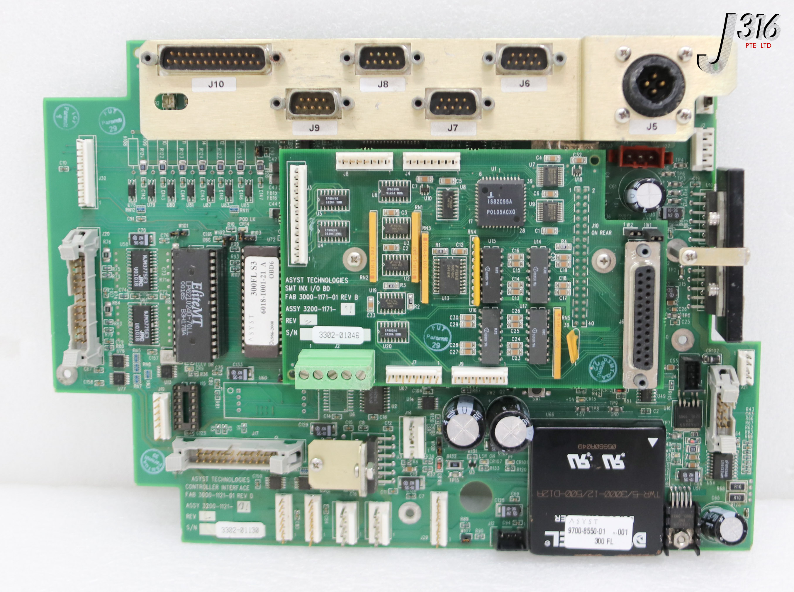 35759 ASYST PCB, CTLR I/F W/ SMT INX 1/O BD 3200-1171-01 BD 3200